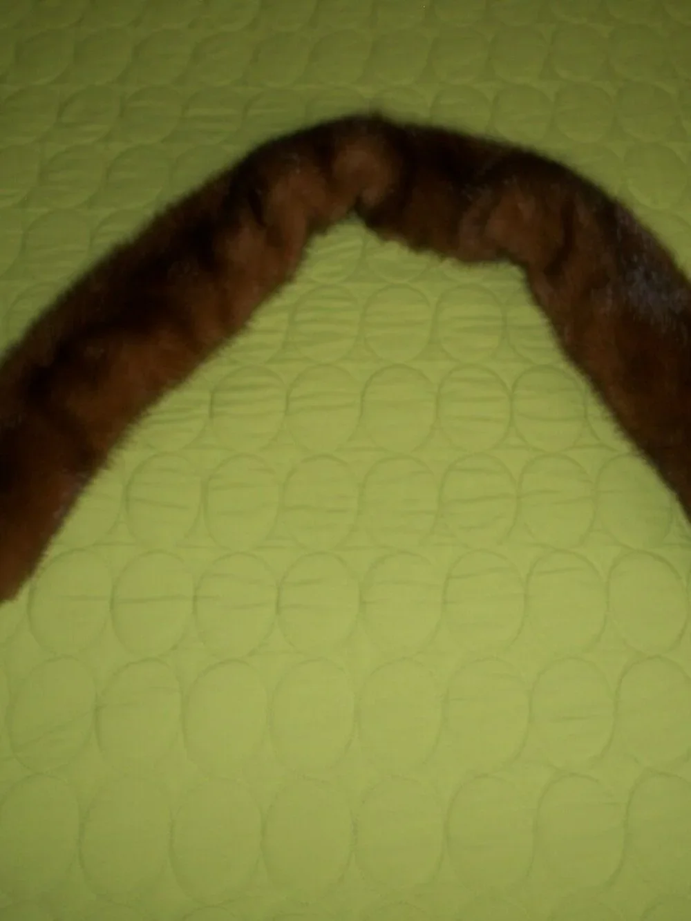 Vintage Real Gruidl Brown Mink Fur Collar/Stole